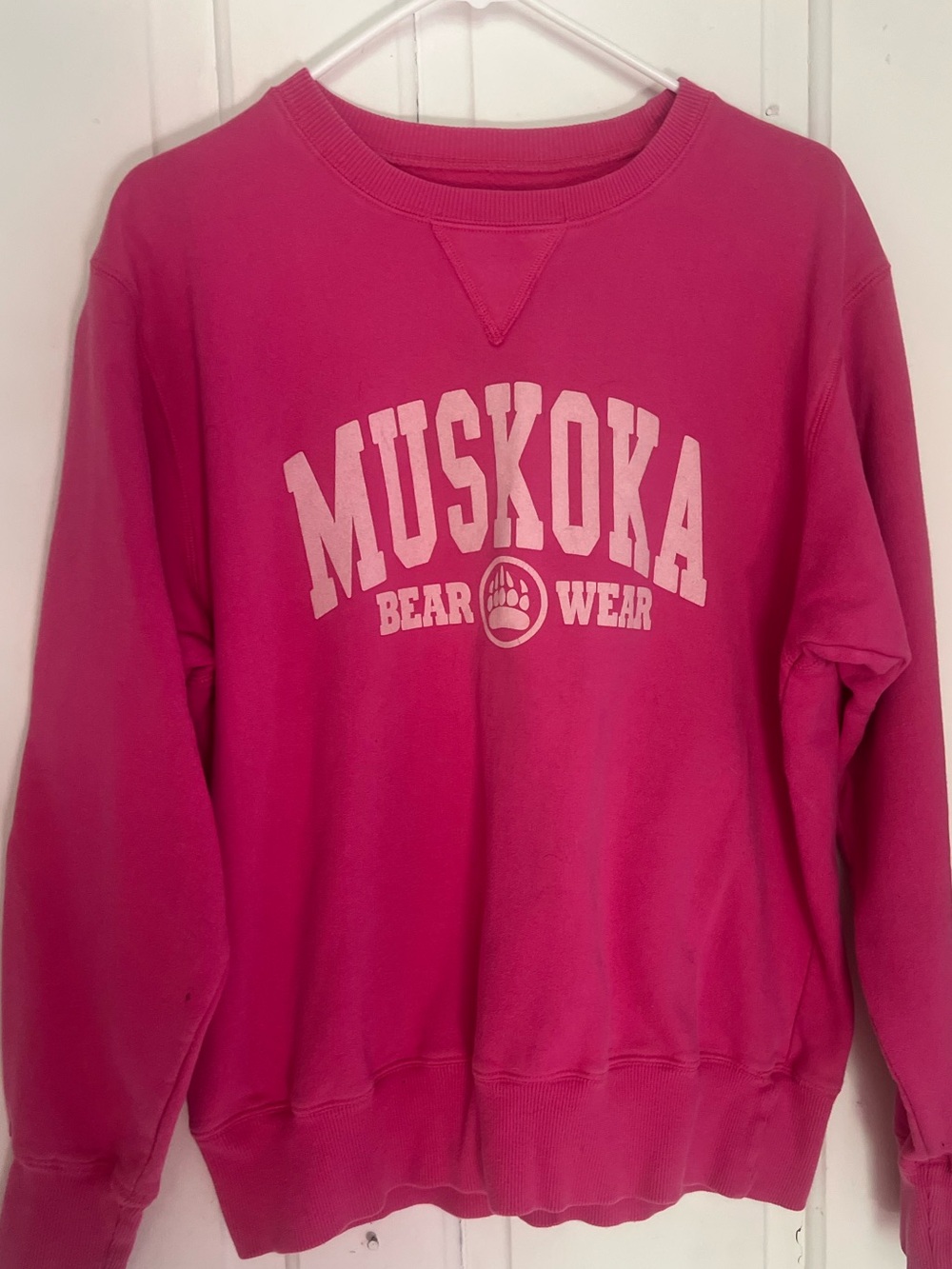Women's Hot Pink Crewneck Sweatshirt